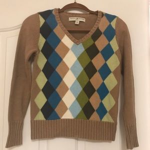 Tommy Hilfiger Argyle sweater.
